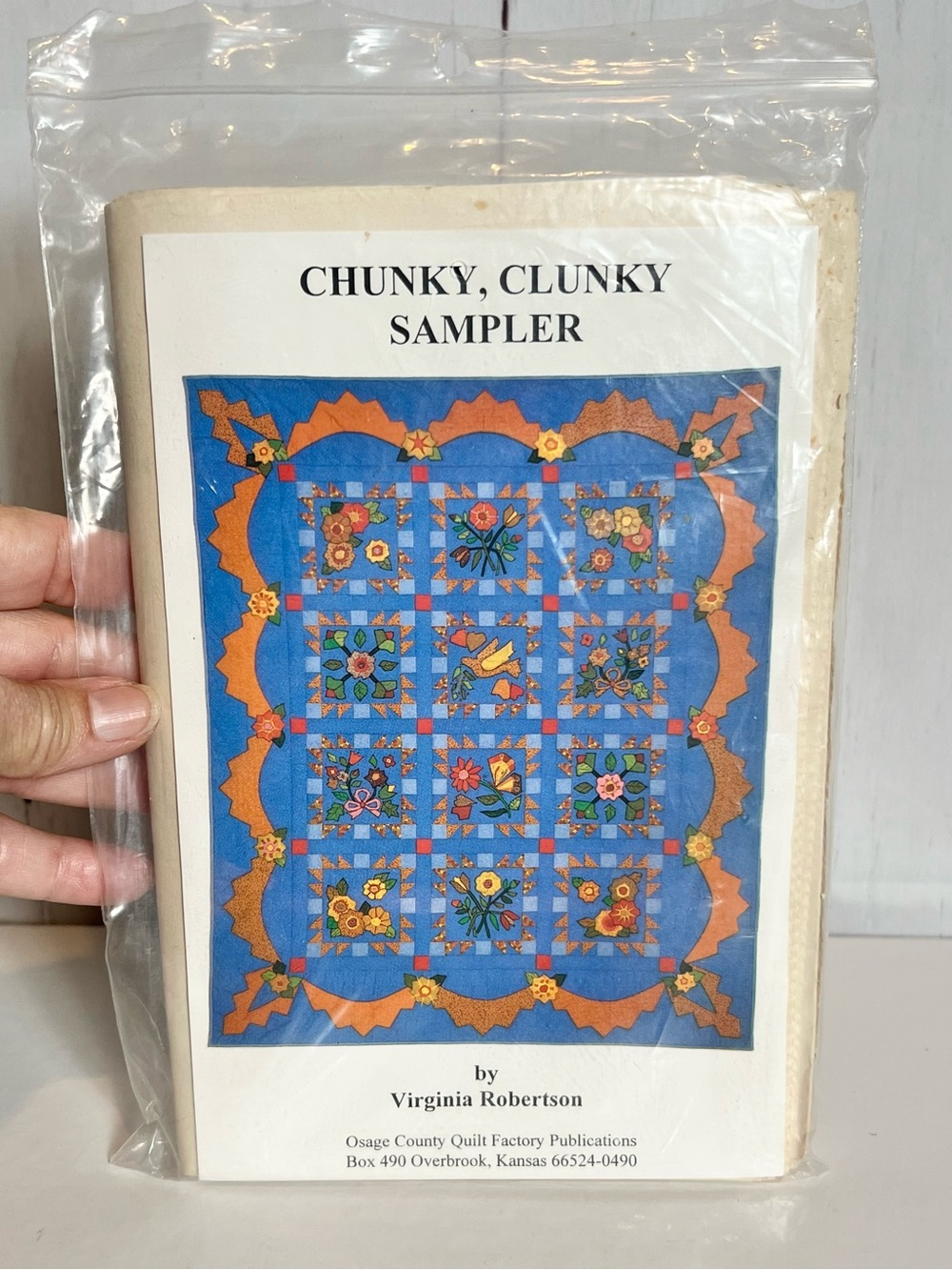 Vintage Osage County "Chunky Clunky Sampler" Quilt Pattern by Virginia Robertson